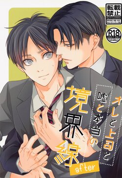 (Dai 28 Kai Hekigai Chousa Haku) [chocolate logic (Kotoko)] Ore to Joushi to Uso to Hontou no Kyoukaisen after (Shingeki no Kyojin)