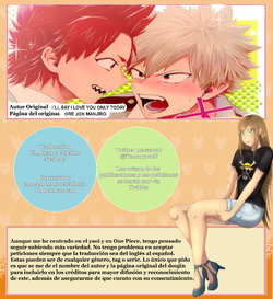 (CCOsaka109) [Ore JON (Manjiro)] Daisuki Nante Kyou Shika Iwa nee (Boku no Hero Academia) [Spanish]