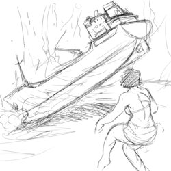 Hladilnik's Shark Girl and Raccoon Comic (Spanish) [Queso2033]