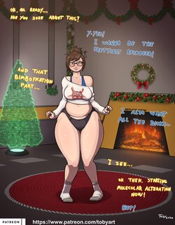 [TobyArt] Mei Reindeer Transformation (Overwatch)