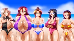 [Kaiman] Breast Sandwich beach