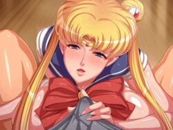 Sailor Fuku Bijin Tsuma Senshi Aheahe Moon