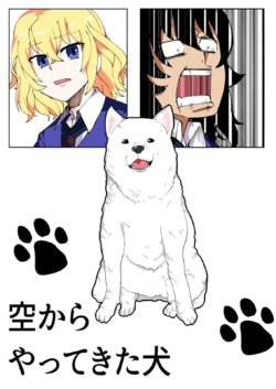 (Panzer Girls! 13) [Youtsuu Transmitter (Migihiza)] Sora Kara Yattekita Inu (Girls und Panzer)