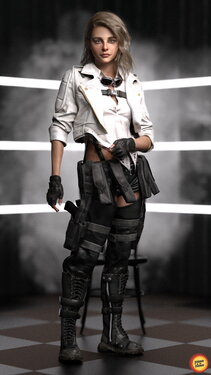 ProneToClone - Chloe Mortez cosplay Lady DMC (Textless)