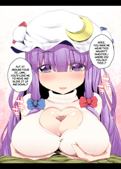 [Rougetsu] Tate Sweater Patchouli-san | Open-Chest Sweater Patchouli-san (Touhou Project) [English] [PGTranslations]