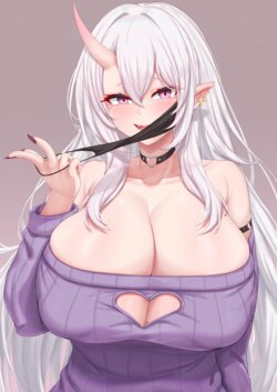 [奶油鱈魚] 白髪鬼娘