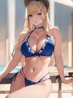 Bikini girl AI art [AI Generated]