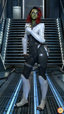 ProneToClone - Chloe Mortez cosplay Gamora (Textless)