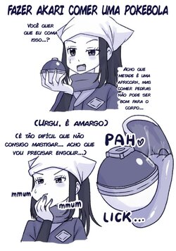 Pokemon vore - HAVING AKARI EAT A POKEBALL [vorevore] PT-BR