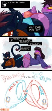 [Frist44] Panty Tug-of-War: Mae Borowski vs. Susie