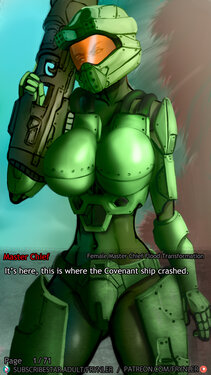 [Frynler] Female Master Chief Flood Transformation (Halo)
