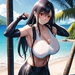 南国でティファと濃厚接触