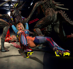 Samus and Agent 26 are defeated and forced to breed