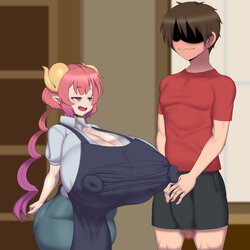 Ilulu & Taketo (Dragon Maid) by ber00