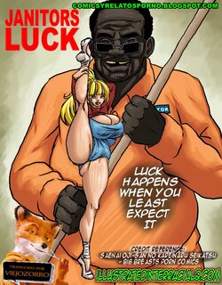 [Illustratedinterracial.com] Janitors Luck (Español)