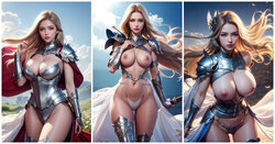 Defeated Female Knight [AI Generated]