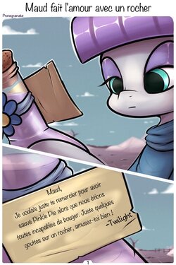 Maud fait l'amour avec un rocher