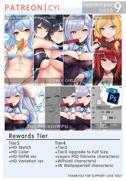 [CYI] 2020 09 Septemper Patreon Rewards (Tier 3)