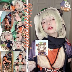 Genshin impact_A ninja little_Sayu cosplay Riribonni