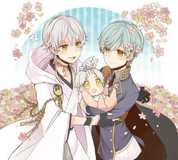 [pinkpompom (Otama)] Chibi Kuninaga to Papa to Mama (Touken Ranbu) [Digital]