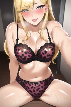 Blonde Girls in Lingerie (AI Generated)