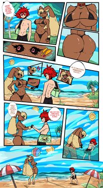 [FannyHellstain & Nero-TH] Rafe & Luna's Beachy Anniversary (Spanish) [Dogie Gamer]