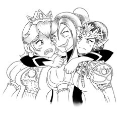 [Reactoegirl] Comic) Samus Vores Peach and Zelda series