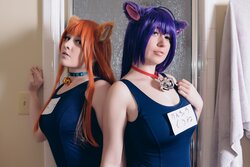 Usatame & Foxy Cosplay Cat Planet Beauties