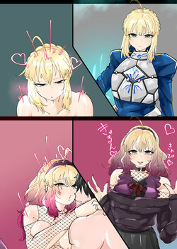 [満足一本]アルトリアラブラブ白ギャルビッチ堕ち