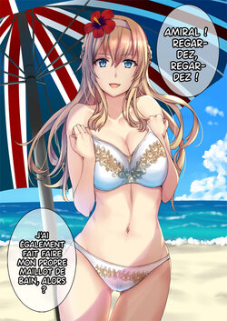Warspite-sama and beach!  [french](cladeskoScantrad)