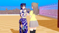 [U315] Umi-chan no Shirarezaru No-Pan Reherasal (Love Live!)