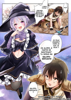 [Amuai Okashi Seisakusho (Tsukumaru)] Yuusha no Ore wa TS Mesuinu Maid nanka ni wa Zettai ni Naranai! [French] [PUTCHY] [Incomplete]