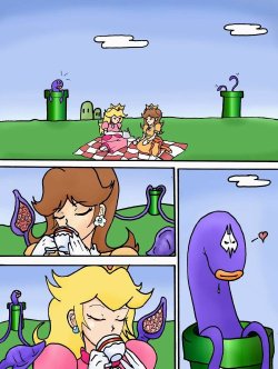 [Voraciousmoga] Peach And Daisy Moga Vore (Super Mario Bros.)