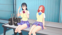 [U315] Koibito Doushi Pool de Nonbiri (Love Live!)