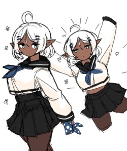 (various) Kuudere Gyaru Elf (by Zana) [OC]