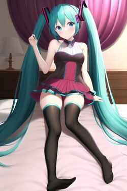My AI made Hatsune Miku pics [AI Generated]