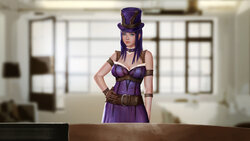 [Firolian] Reward 46 - Piltover (Officer Caitlyn, Jinx) [Raw Illustration] only