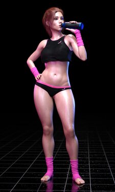 (IronClawRoo) Workout Girl [Deviantart]