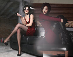(WICKED) Ada Wong - Foot Fetish