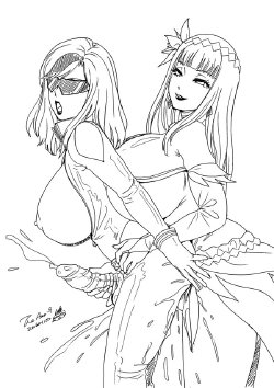 [Amanoja9] Amanoja9 Twitter Art sketches and Previews