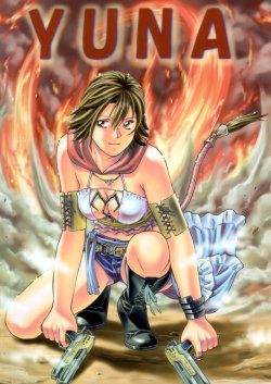 [Human High-Light Film (Jacky Knee de Ukashite Punch x2 Summer de GO!)] YUNA (Final Fantasy X-2) [Russian] [Witcher000]