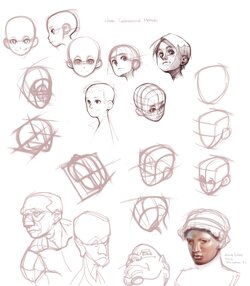 Simon (AKA "teal line guy from /ic/") art tutorials