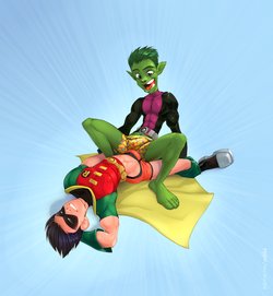 [Yoshka] Robin tops Beast Boy Reward (Teen Titans)