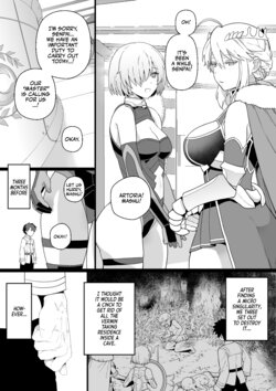 [Mo] Artoria to Mash, Goblin Kan Manga | Artoria and Mashu Violated by a Goblin! (Fate/Grand Order) [English] [Team Rabu2]