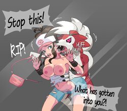 [blackguard] Hilda fucked by Lycanroc (Pokemon)