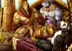 [Nexus] Anhur, Ursa, Nasus & Chen Art Pack