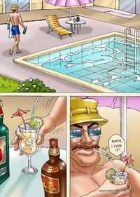 Free Hentai Western Gallery: Sex adventure at the open air