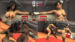 [Squarepeg3D] Arm Day vs Leg Day