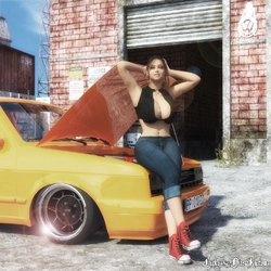 3d Works of Lucky dice kustoms