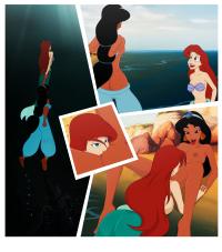 Free Hentai Western Gallery: [Sfan] My Heroine (The Little Mermaid, Aladdin)
